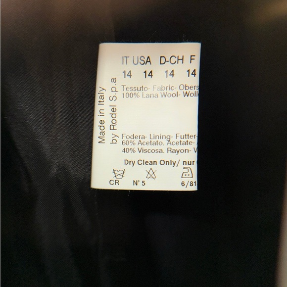 Cinzia Rocca Black Womens Jacket large - Picture 7 of 9